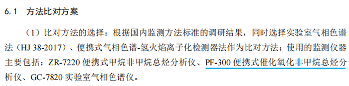 《固定污染源廢氣總烴、甲烷和非甲烷總烴的測(cè)定便攜式催化氧化-氫火焰離子化檢測(cè)器法》
